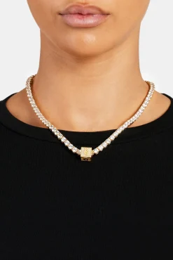 Women JWL-PEND Gold Plated Iced G Letter Block Pendant