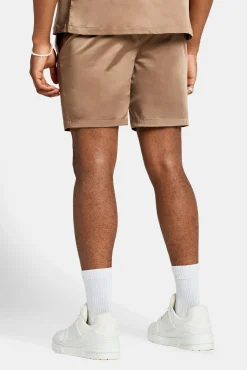 CLO-BOT Heavyweight Satin Short - Coffee