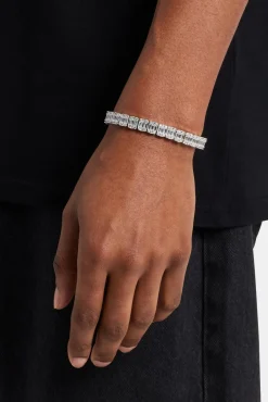 JWL-BRA Iced Baguette Tennis Bracelet