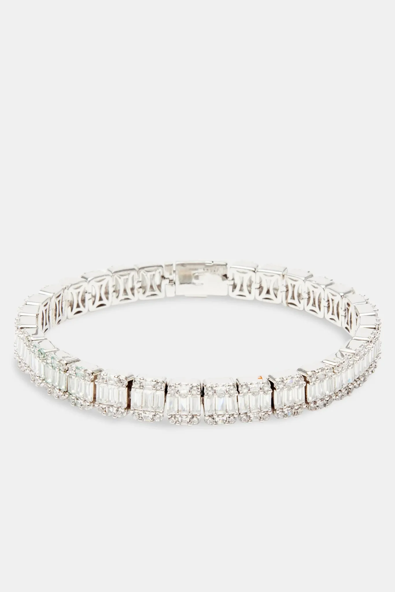JWL-BRA Iced Baguette Tennis Bracelet