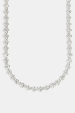 JWL-CHN Iced Cross Chain - 8mm