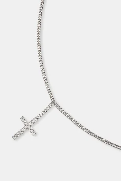 Women JWL-BODY Iced Cross Cuban Belly Chain