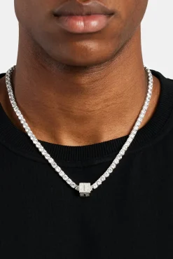 JWL-PEND Iced I Letter Block Pendant