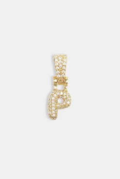 Women JWL-PEND Iced Mini Bubble Pendant - Gold
