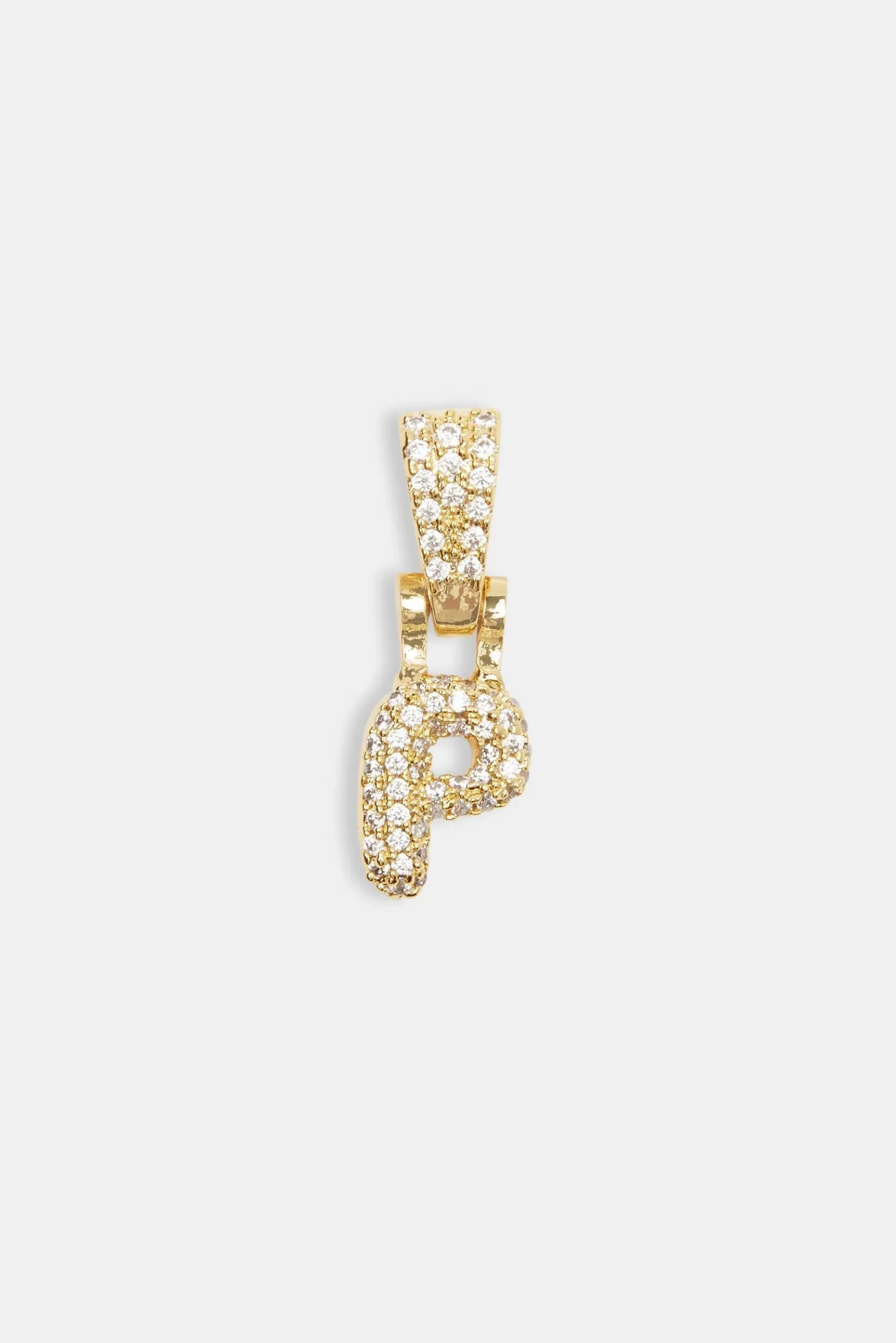 Women JWL-PEND Iced Mini Bubble Pendant - Gold