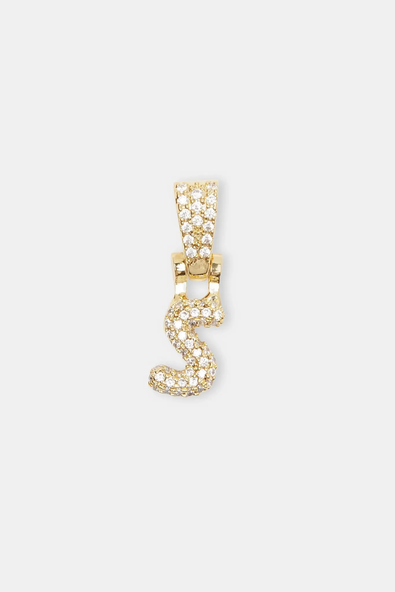 Women JWL-PEND Iced Mini Bubble Pendant - Gold