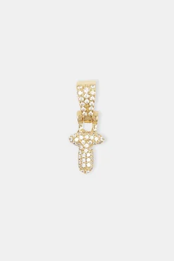 Women JWL-PEND Iced Mini Bubble Pendant - Gold