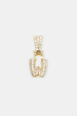 Women JWL-PEND Iced Mini Bubble Pendant - Gold