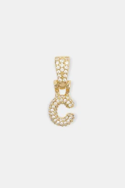 Women JWL-PEND Iced Mini Bubble Pendant - Gold