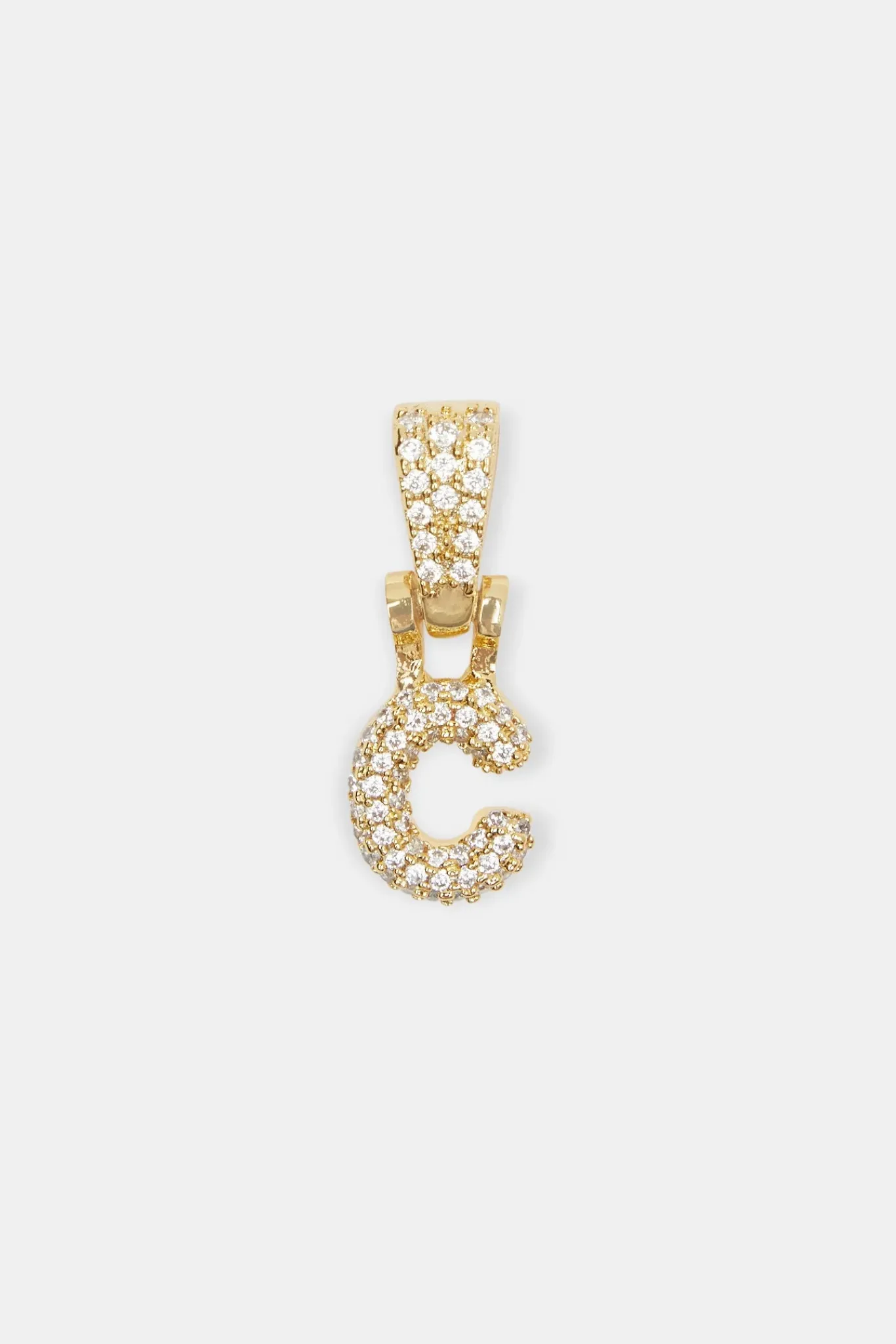 Women JWL-PEND Iced Mini Bubble Pendant - Gold