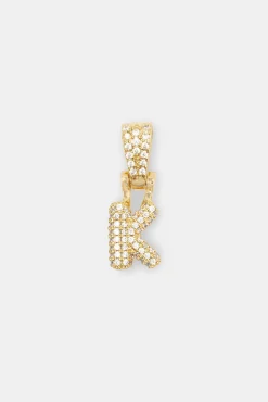 Women JWL-PEND Iced Mini Bubble Pendant - Gold