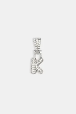 Women JWL-PEND Iced Mini Bubble Pendant - White