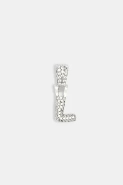 Women JWL-PEND Iced Mini Bubble Pendant - White