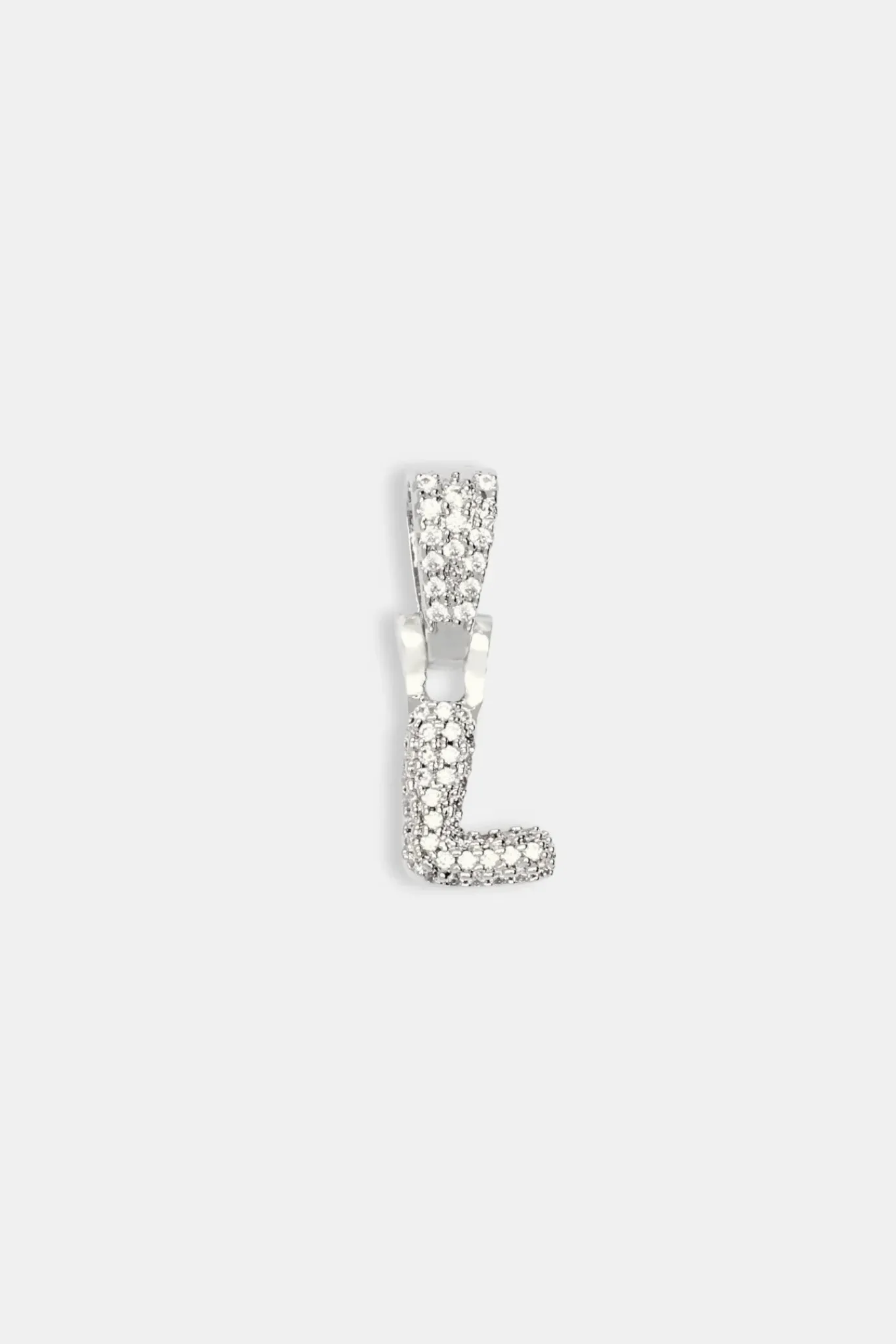 Women JWL-PEND Iced Mini Bubble Pendant - White