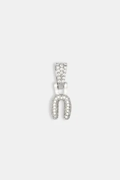 Women JWL-PEND Iced Mini Bubble Pendant - White