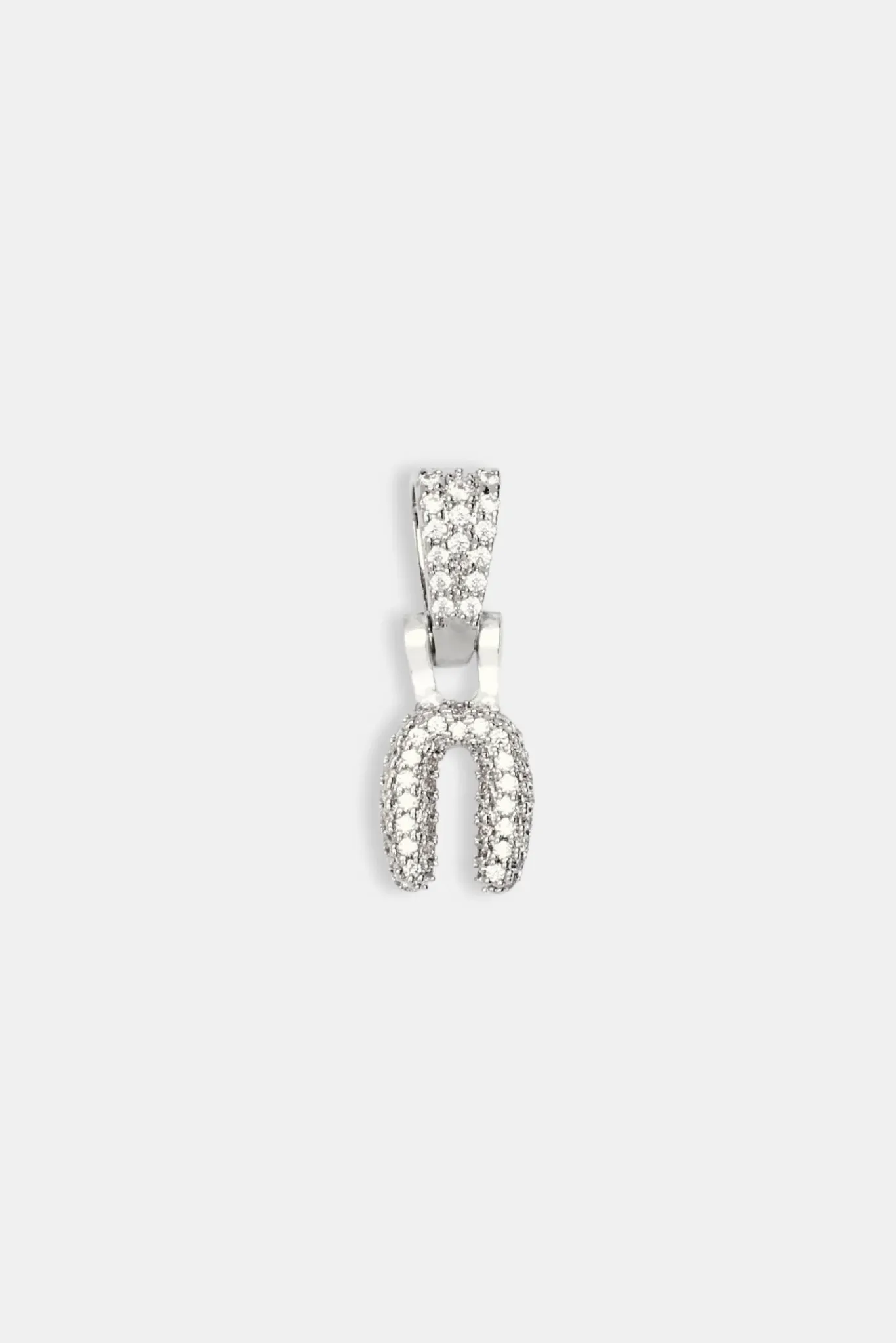 Women JWL-PEND Iced Mini Bubble Pendant - White
