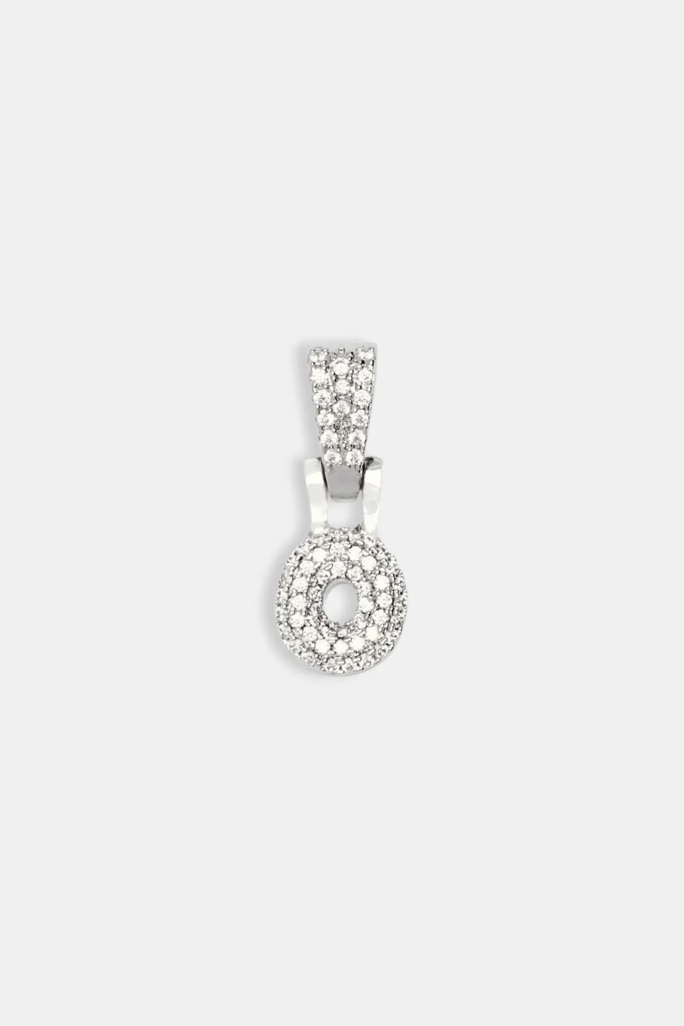 Women JWL-PEND Iced Mini Bubble Pendant - White