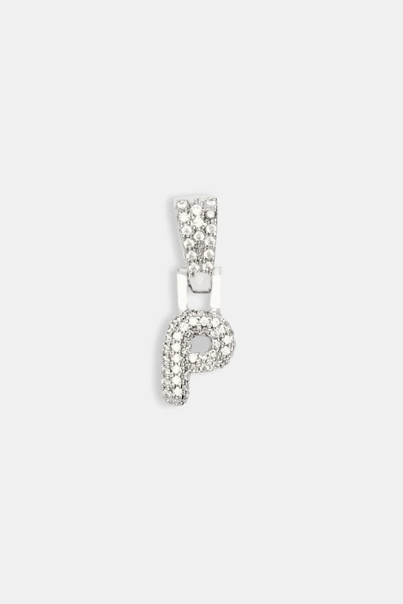 Women JWL-PEND Iced Mini Bubble Pendant - White