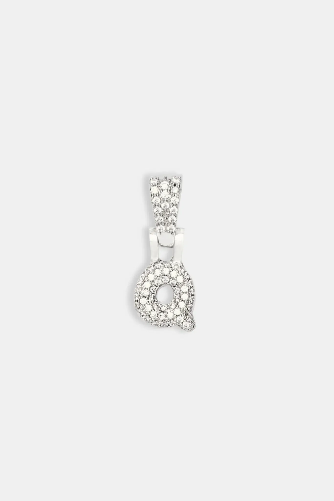 Women JWL-PEND Iced Mini Bubble Pendant - White