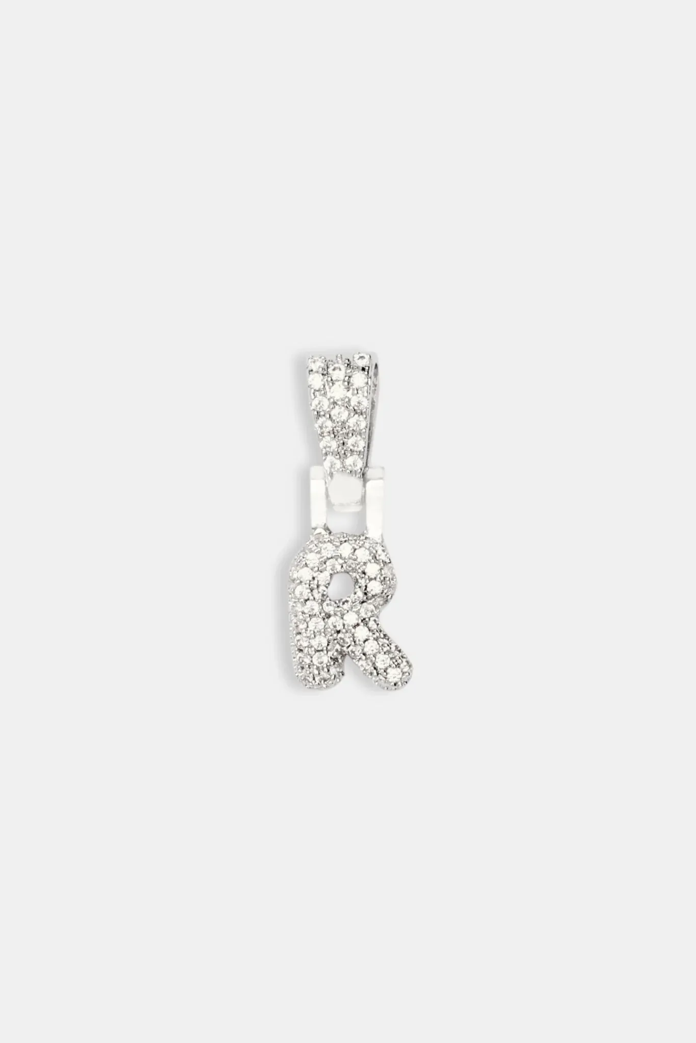 Women JWL-PEND Iced Mini Bubble Pendant - White