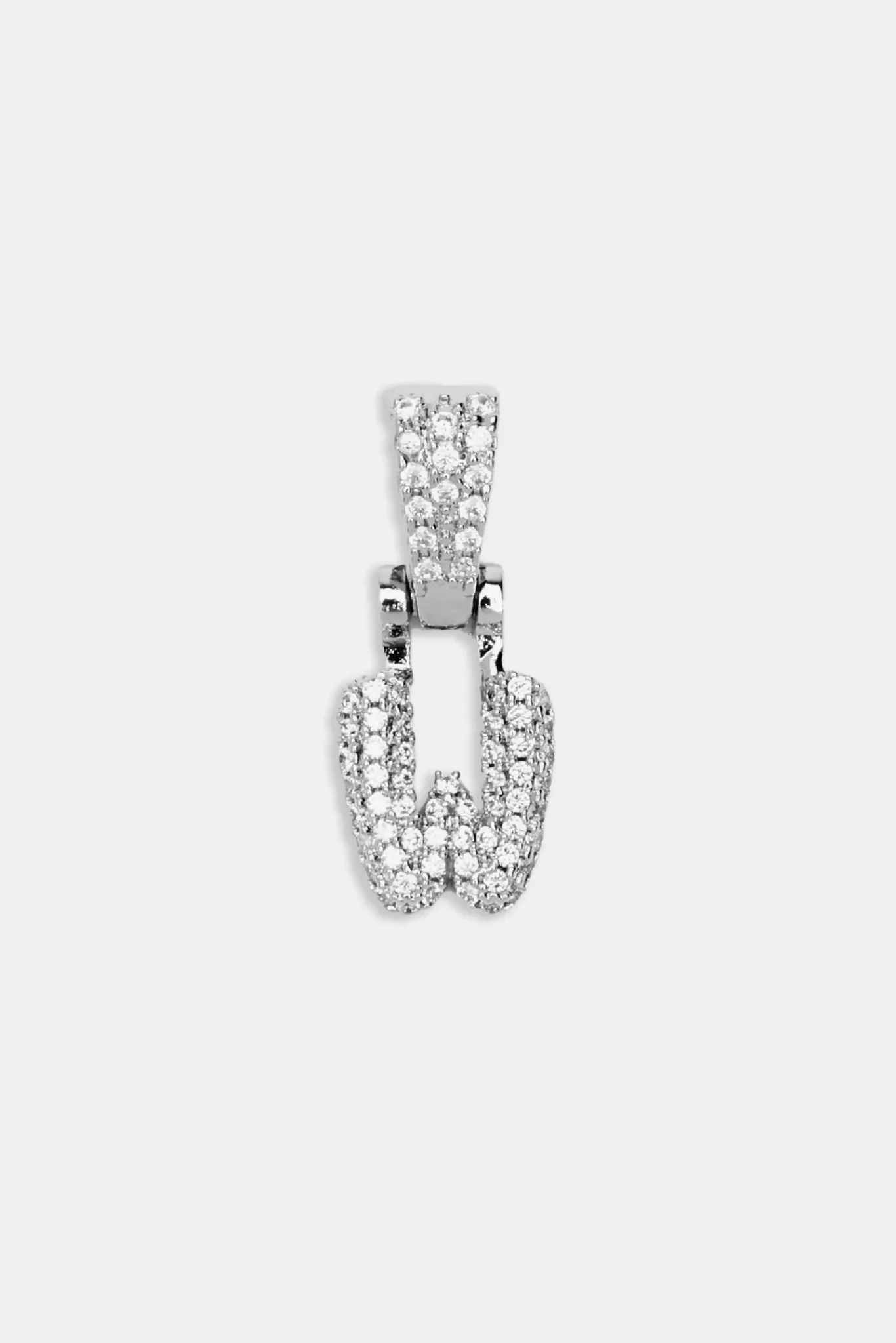 Women JWL-PEND Iced Mini Bubble Pendant - White