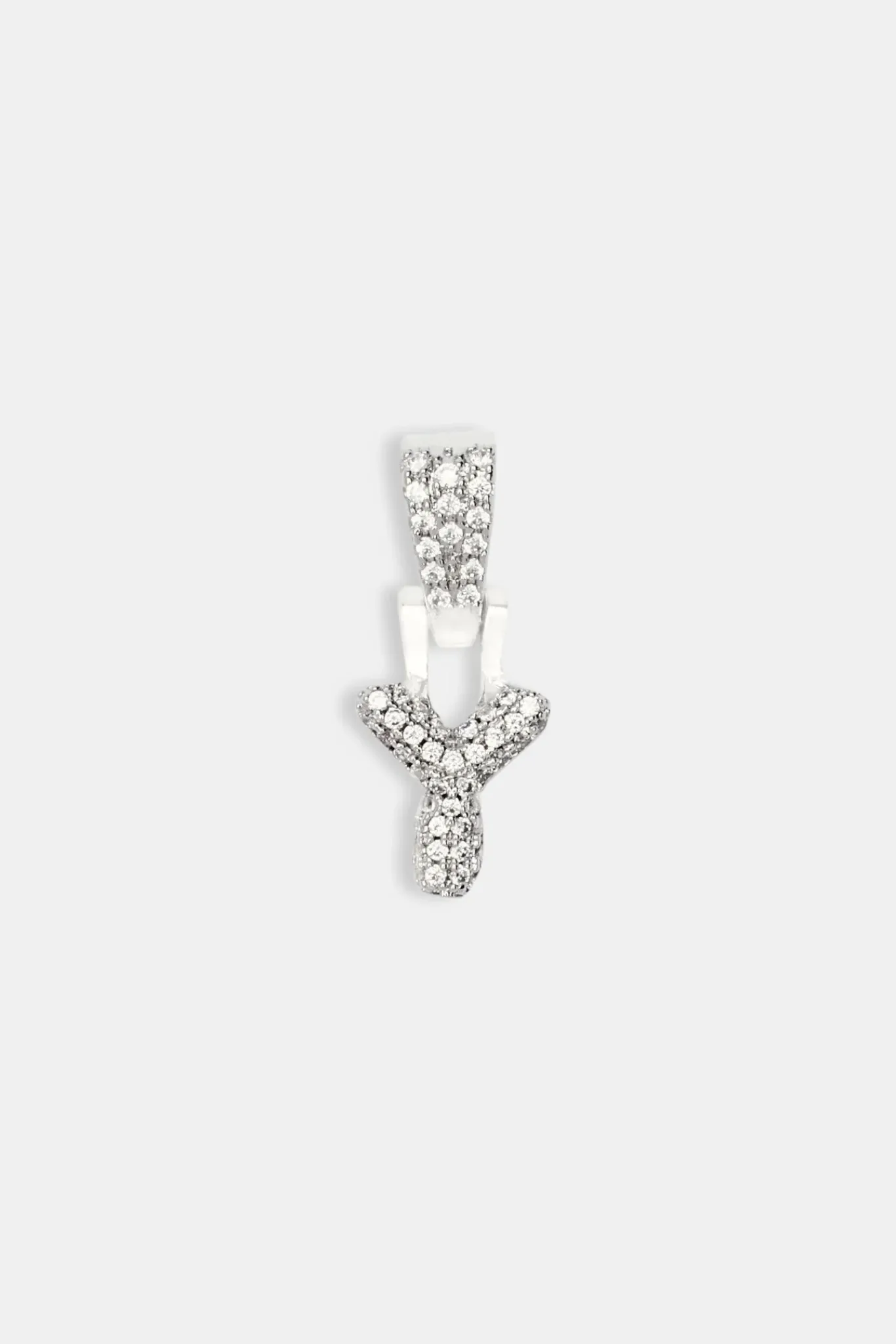 Women JWL-PEND Iced Mini Bubble Pendant - White
