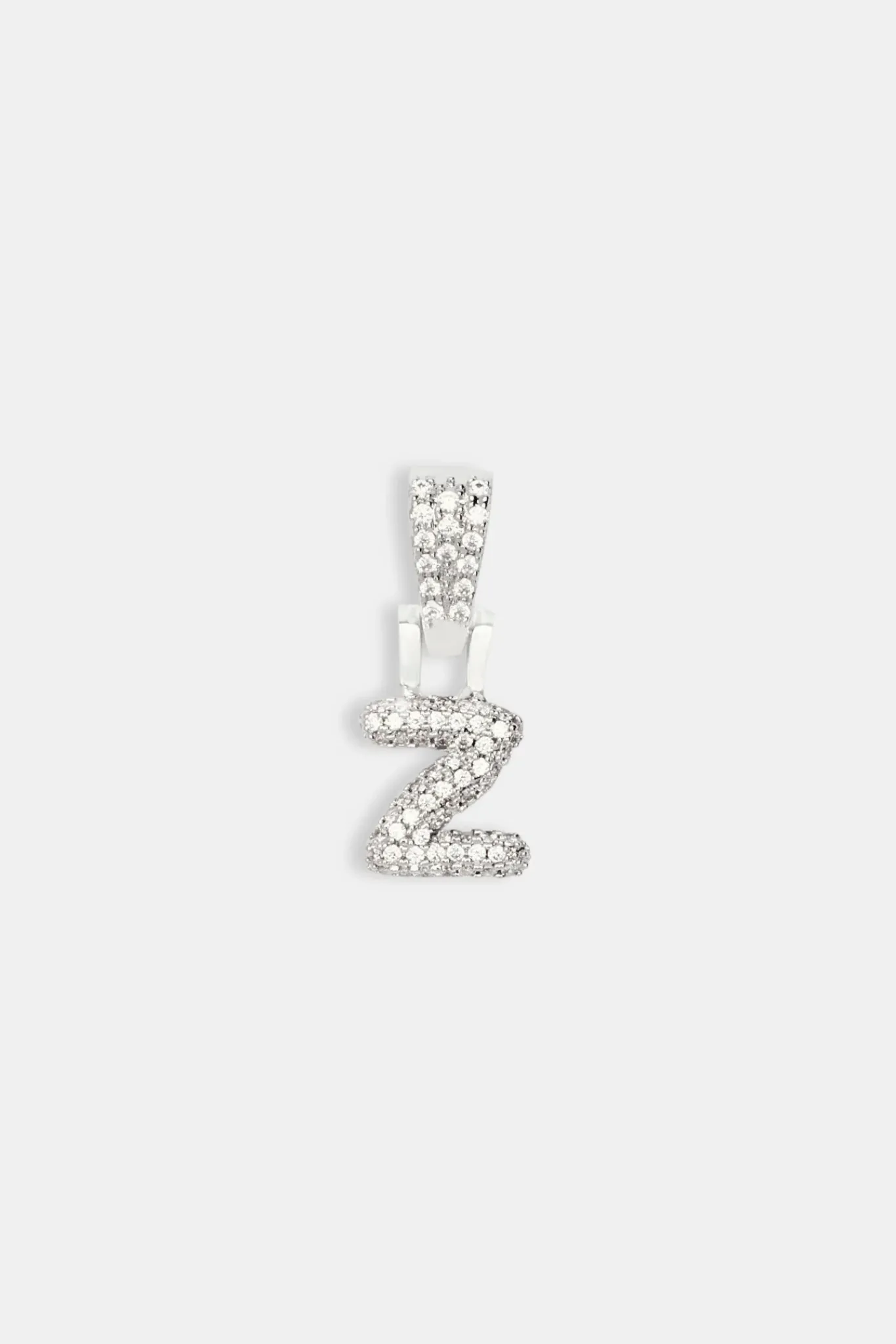 Women JWL-PEND Iced Mini Bubble Pendant - White