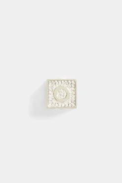 JWL-PEND Iced O Letter Block Pendant
