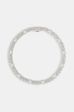 JWL-CHN Iced Pave Figaro Chain - 14mm