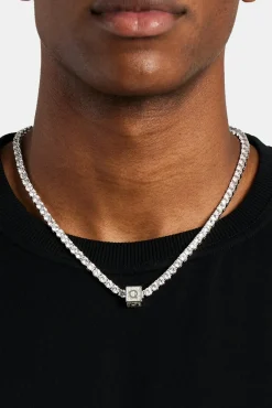 JWL-PEND Iced Q Letter Block Pendant