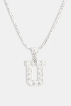 JWL-PEND Iced U Pendant