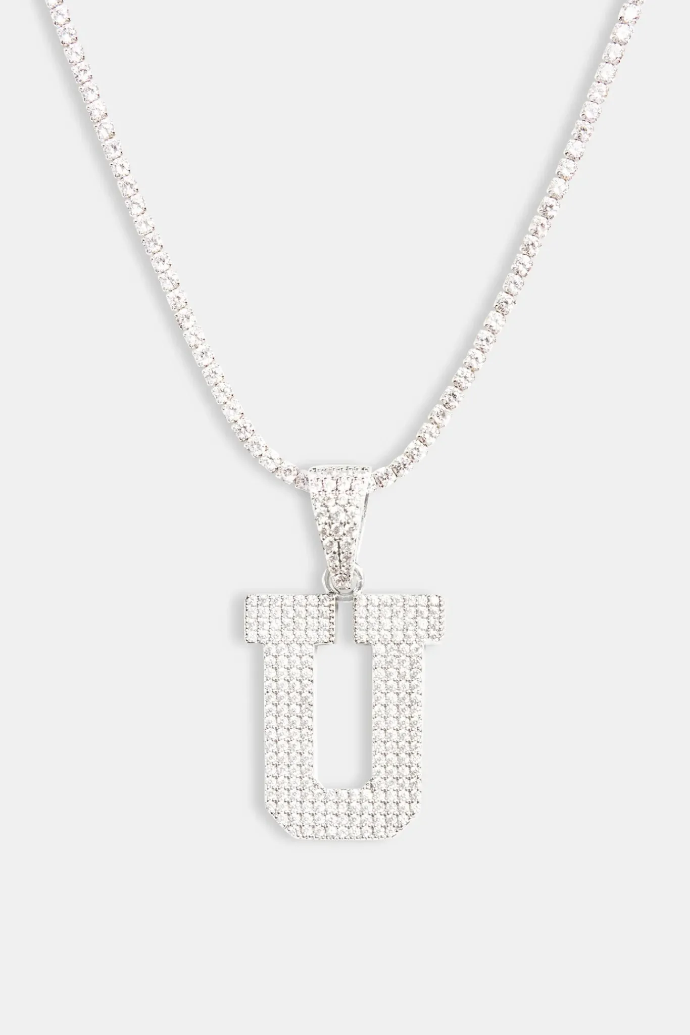 JWL-PEND Iced U Pendant