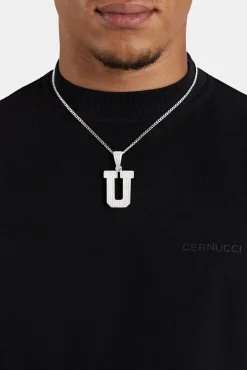 JWL-PEND Iced U Pendant