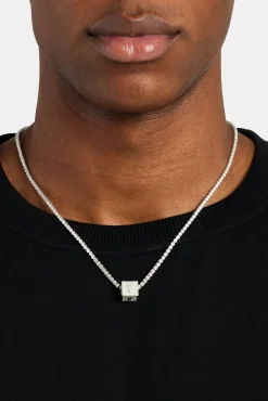 JWL-PEND Iced Y Letter Block Pendant