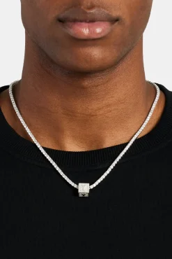 JWL-PEND Iced Y Letter Block Pendant