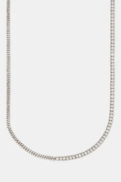 JWL-CHN Micro Cuban & 3mm Tennis Chain