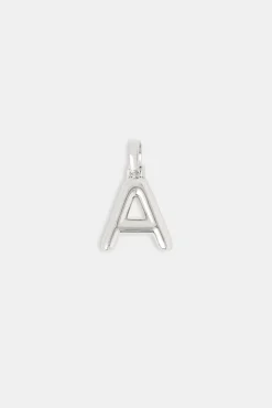 Women JWL-PEND Mini Polished Balloon Letter Pendant - 20mm