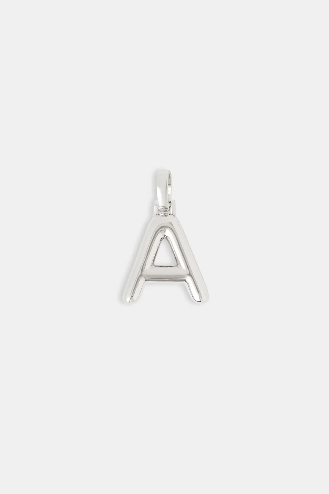 Women JWL-PEND Mini Polished Balloon Letter Pendant - 20mm