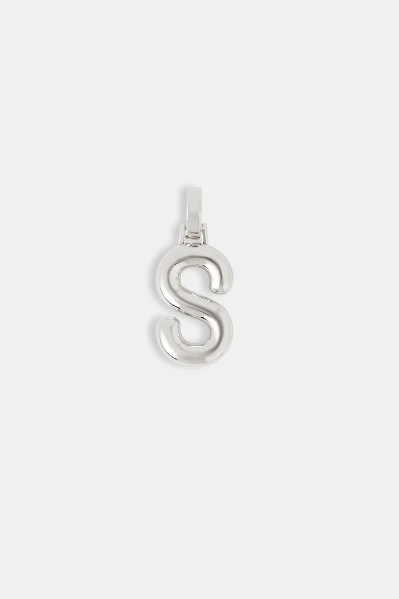 Women JWL-PEND Mini Polished Balloon Letter Pendant - 20mm