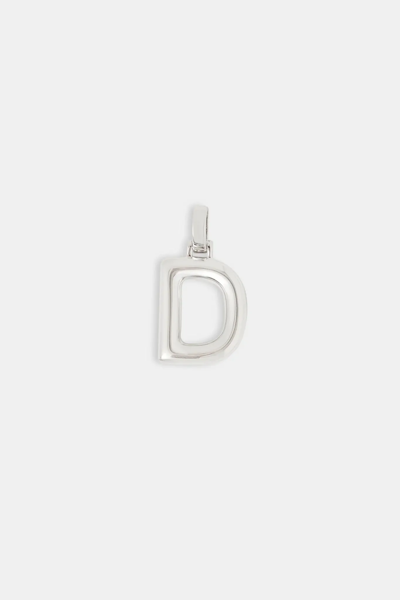 Women JWL-PEND Mini Polished Balloon Letter Pendant - 20mm