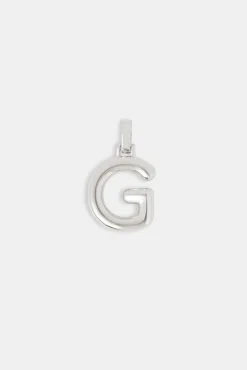 Women JWL-PEND Mini Polished Balloon Letter Pendant - 20mm