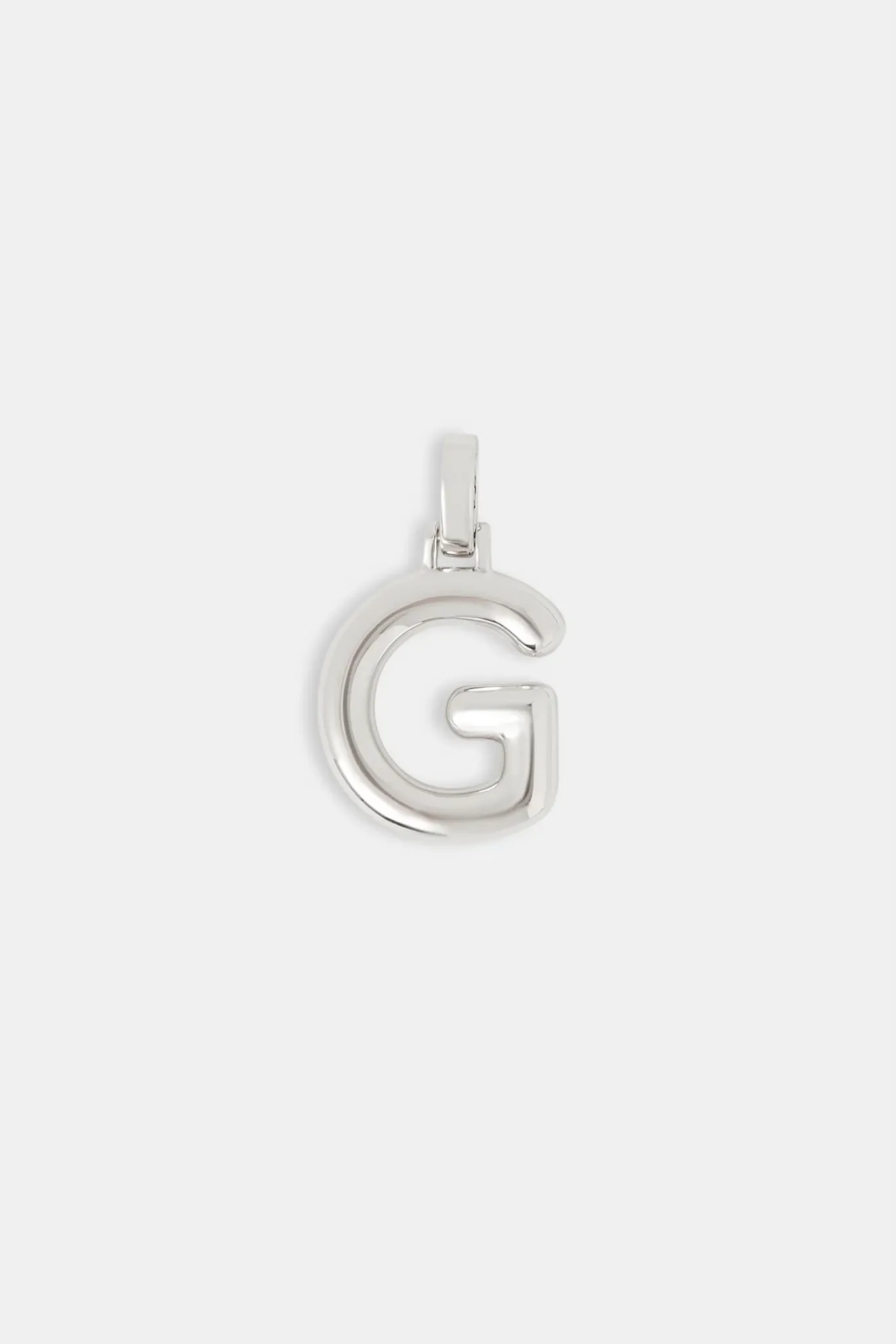 Women JWL-PEND Mini Polished Balloon Letter Pendant - 20mm