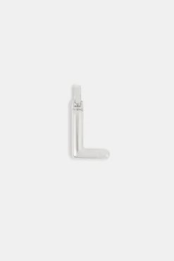 Women JWL-PEND Mini Polished Balloon Letter Pendant - 20mm