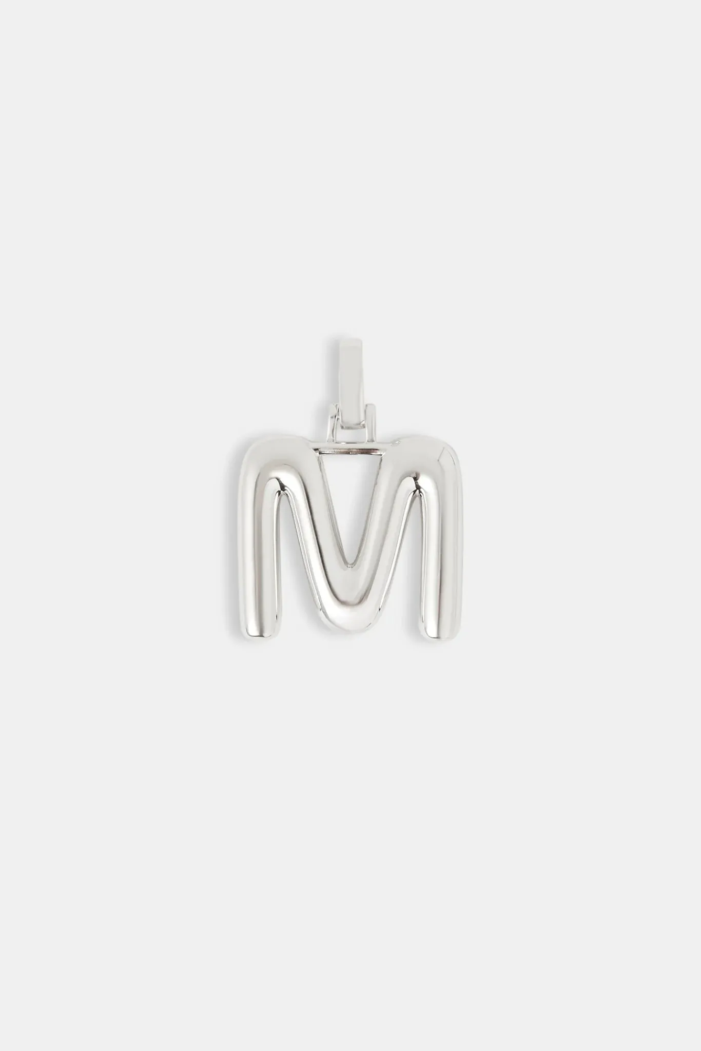 Women JWL-PEND Mini Polished Balloon Letter Pendant - 20mm