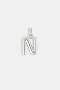 Women JWL-PEND Mini Polished Balloon Letter Pendant - 20mm