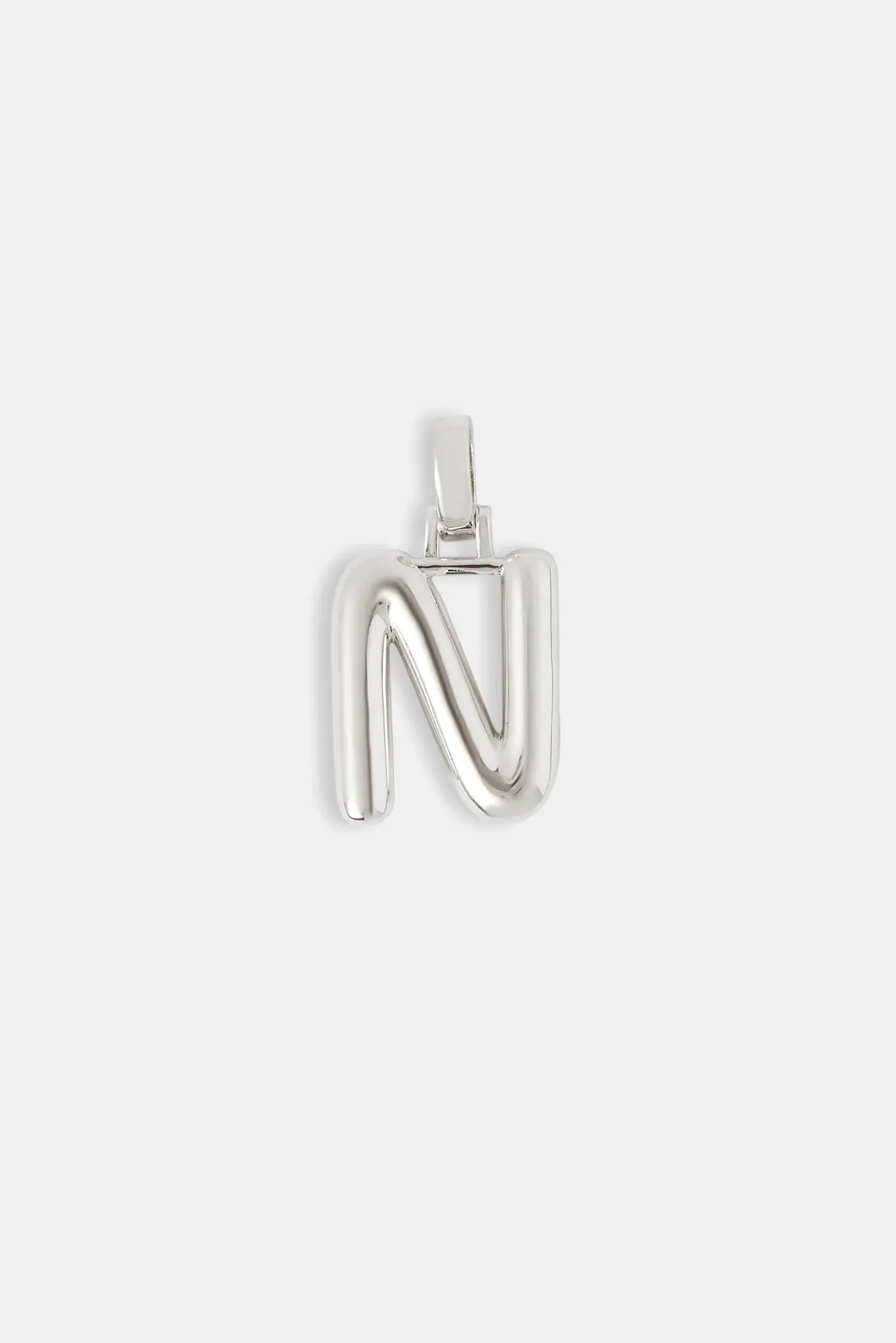 Women JWL-PEND Mini Polished Balloon Letter Pendant - 20mm