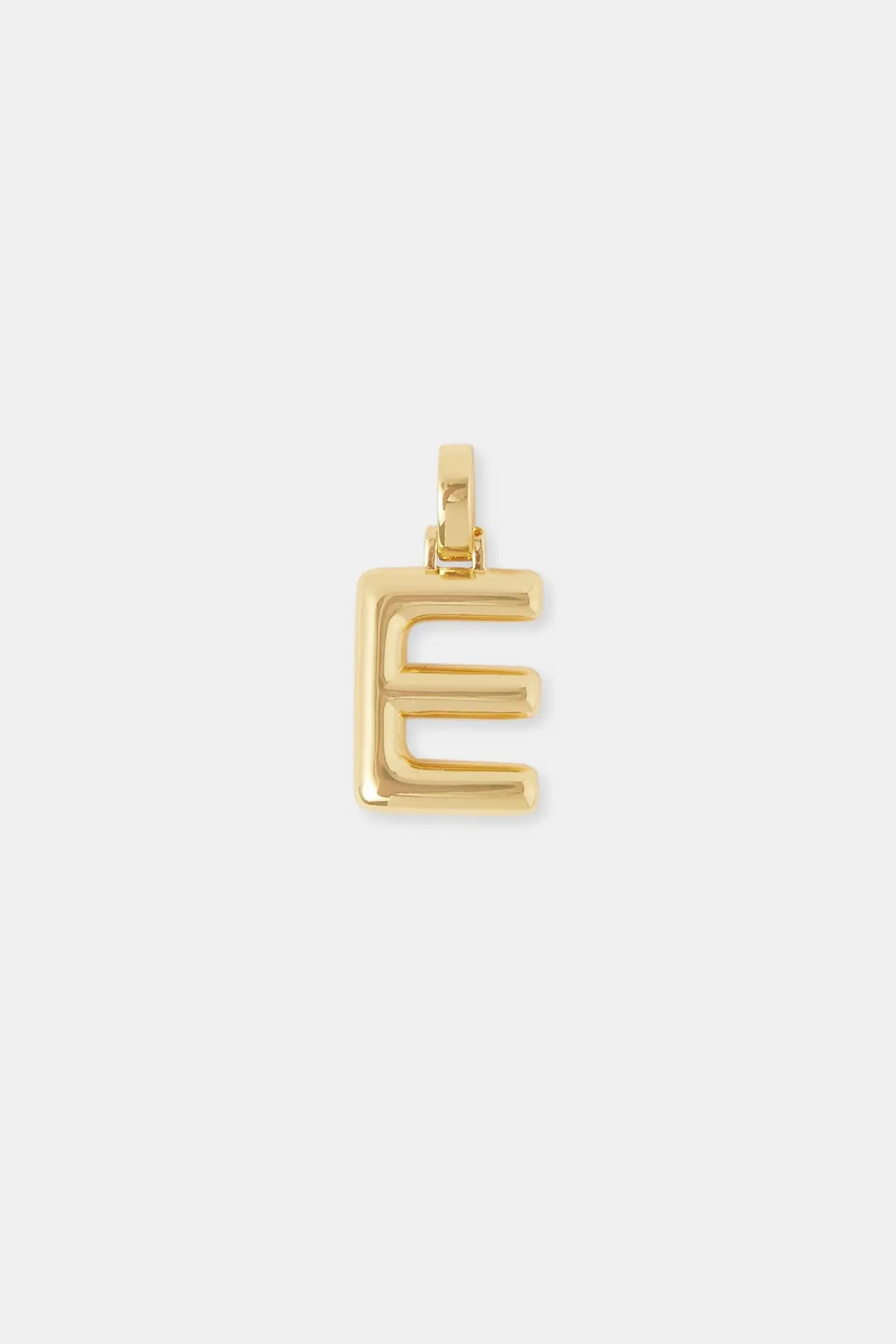 Women JWL-PEND Mini Polished Balloon Letter Pendant - 20m - Gold