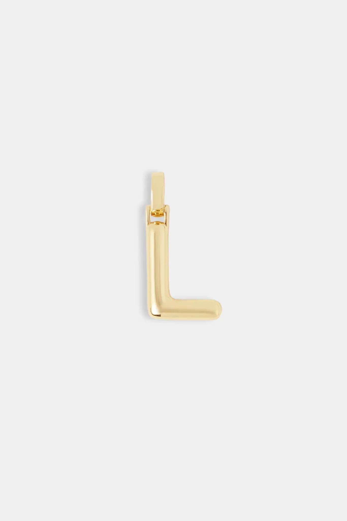 Women JWL-PEND Mini Polished Balloon Letter Pendant - 20m - Gold