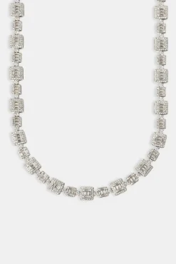 JWL-CHN Mixed Baguette Tennis Chain - 10mm