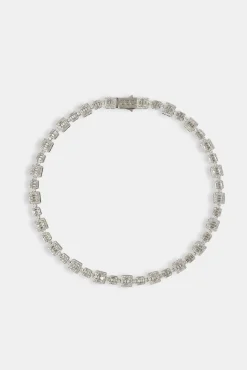 JWL-CHN Mixed Baguette Tennis Chain - 10mm